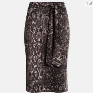 3/$25. Halogen snake print skirt